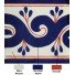 Mexican Talavera Border Tile Sonsierra